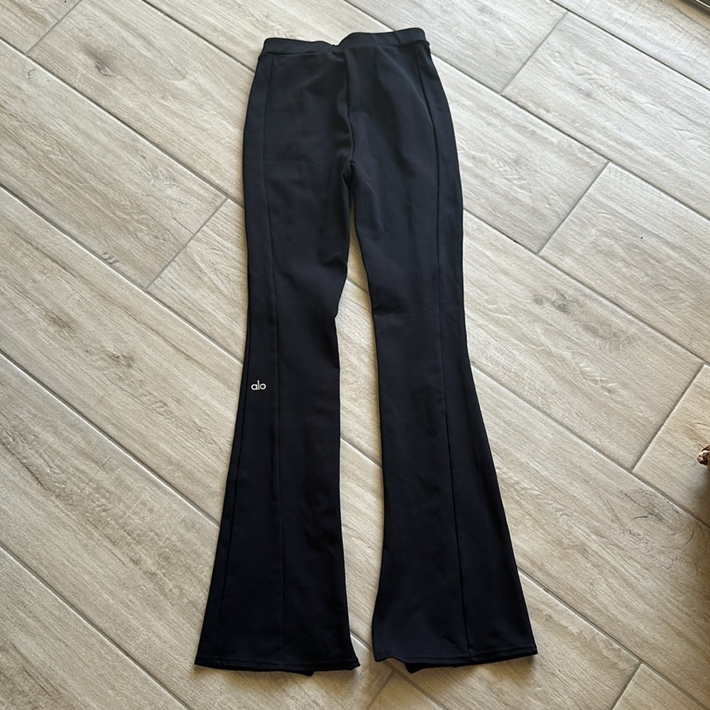 ALO Yoga High-Waist 7/8 Zip It Flare Legging size XS